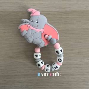 Anneau de dentition personnalisé #046 101 DUMBO ROSE