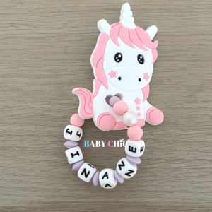 Anneau de dentition personnalisé #037 LICORNE