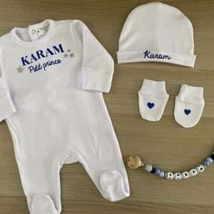 #27 sortie clinique personnalisée coton 4 pièces
