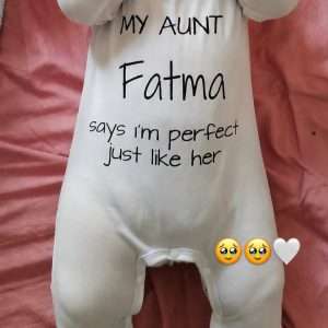 MY AUNT Eline says i’m perfect just like her (1-3 MOIS)